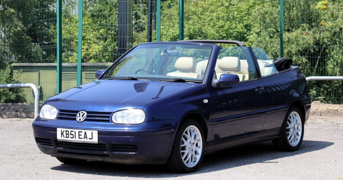 Old money, no reserve: the Mk3.5 VW Golf Cabriolet